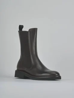 Outlet Stivaletti tacco 2cm pelle testa Donna Stivaletti Tacco Basso