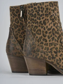 Outlet Stivaletti tacco 7cm pelle Donna Stivaletti Tacco Alto