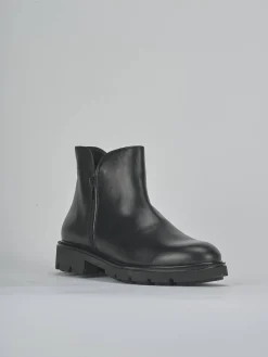 Outlet Stivaletti tacco 2cm pelle Donna Stivaletti Tacco Basso