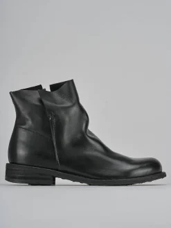 Stivaletti tacco 2cm pelle Donna Stivaletti Tacco Basso