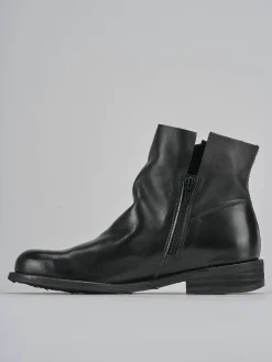 Stivaletti tacco 2cm pelle Donna Stivaletti Tacco Basso