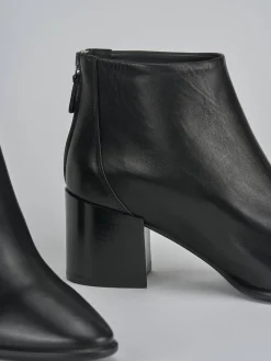 Outlet Stivaletti tacco 5cm pelle Donna Stivaletti Tacco Alto