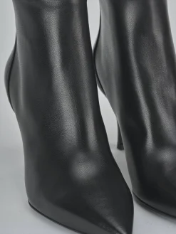 New Stivaletti tacco 7cm pelle Donna Stivaletti Tacco Alto