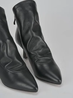 Outlet Stivaletti tacco 5cm pelle Donna Stivaletti Tacco Alto