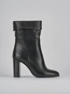 Stivaletti tacco 8cm pelle Donna Stivaletti Tacco Alto