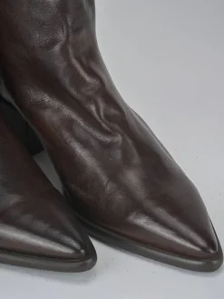 Clearance Stivaletti tacco 6cm pelle testa Donna Stivaletti Tacco Alto