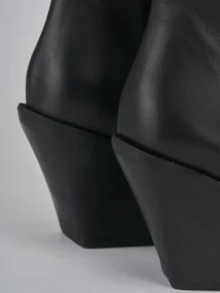 New Stivaletti tacco 7cm pelle Donna Stivaletti Tacco Alto