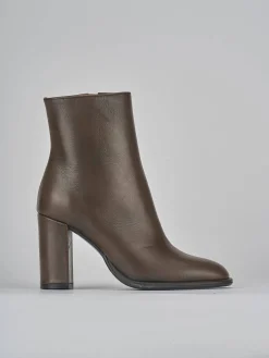 Clearance Stivaletti tacco 9cm pelle testa Donna Stivaletti Tacco Alto