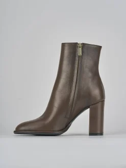 Clearance Stivaletti tacco 9cm pelle testa Donna Stivaletti Tacco Alto