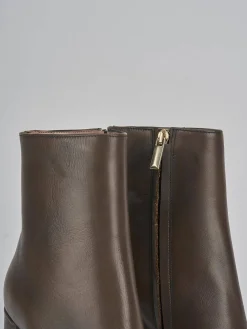 Clearance Stivaletti tacco 9cm pelle testa Donna Stivaletti Tacco Alto