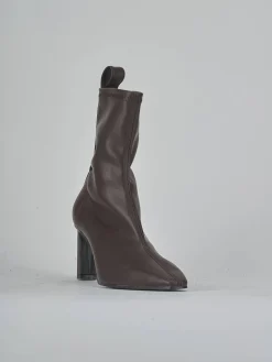 Online Stivaletti tacco 8cm pelle testa Donna Stivaletti Tacco Alto