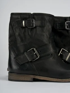 Discount Stivaletti tacco 1cm pelle Donna Stivaletti Tacco Basso