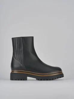 Outlet Stivaletti tacco 3cm pelle Donna Stivaletti Tacco Basso