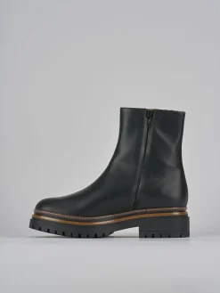 Outlet Stivaletti tacco 3cm pelle Donna Stivaletti Tacco Basso