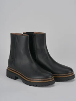 Outlet Stivaletti tacco 3cm pelle Donna Stivaletti Tacco Basso