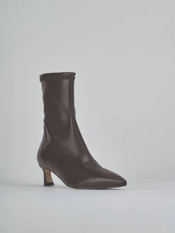 Outlet Stivaletti tacco 5cm pelle testa Donna Stivaletti Tacco Alto