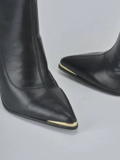 Online Stivaletti tacco 10cm pelle sostenibile Donna Stivaletti Tacco Alto