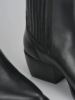 Outlet Stivaletti tacco 3cm pelle Donna Stivaletti Tacco Basso