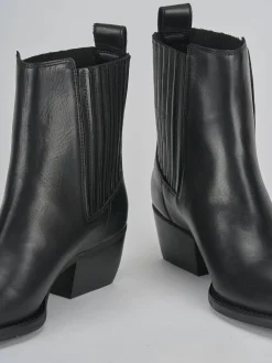 Outlet Stivaletti tacco 3cm pelle Donna Stivaletti Tacco Basso