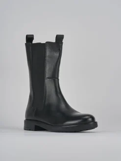 Hot Stivaletti tacco 1cm pelle Donna Stivaletti Tacco Basso