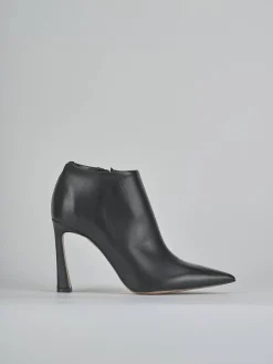 New Stivaletti tacco 9cm pelle Donna Stivaletti Tacco Alto