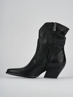 Outlet Stivaletti tacco 7cm pelle Donna Stivaletti Tacco Alto