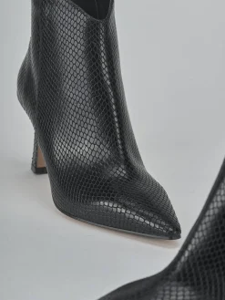 Sale Stivaletti tacco 8cm pitone Donna Stivaletti Tacco Alto