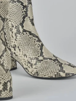 Best Stivaletti tacco 6cm pitone Donna Stivaletti Tacco Alto