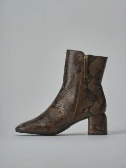 Stivaletti tacco 6cm pitone Donna Stivaletti Tacco Alto