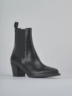 Clearance Stivaletti tacco 6cm pitone Donna Stivaletti Tacco Alto