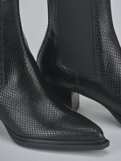 Clearance Stivaletti tacco 6cm pitone Donna Stivaletti Tacco Alto