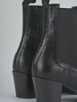 Clearance Stivaletti tacco 6cm pitone Donna Stivaletti Tacco Alto