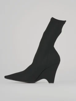 Sale Stivaletti tacco 9cm tessuto Donna Stivaletti Tacco Alto