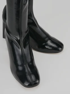 Online Stivaletti tacco 8cm vernice Donna Stivaletti Tacco Alto