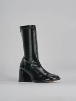 Stivaletti tacco 7cm vernice Donna Stivaletti Tacco Alto