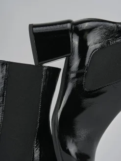 Hot Stivaletti tacco 5cm vernice Donna Stivaletti Tacco Alto