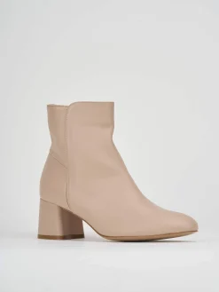 New Stivaletto tacco 5 cm pelle Donna Stivaletti Tacco Alto