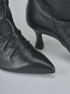 Outlet Stivaletto tacco 7 cm pelle Donna Stivaletti Tacco Alto