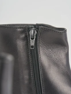 Stivaletto tacco 5 cm pelle Donna Stivaletti Tacco Alto