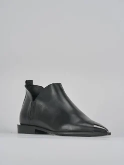 Stivaletto tacco 2 cm pelle Donna Stivaletti Tacco Basso