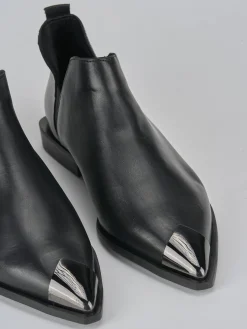 Stivaletto tacco 2 cm pelle Donna Stivaletti Tacco Basso