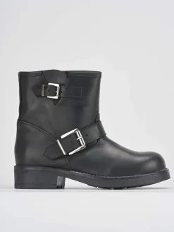 Stivaletto tacco 3 cm pelle Donna Stivaletti Tacco Basso