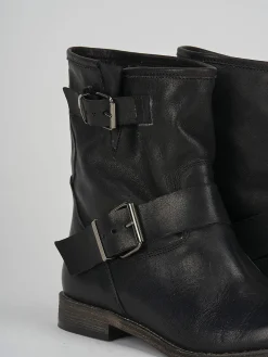 Stivaletto tacco 2 cm pelle Donna Stivaletti Tacco Basso