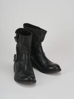 Stivaletto tacco 2 cm pelle Donna Stivaletti Tacco Basso