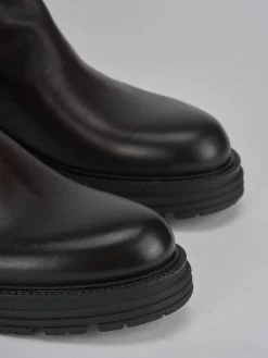 Hot Stivaletto tacco 2 cm testa pelle Uomo Stivaletti