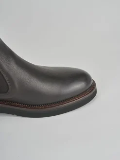 Stivaletto tacco 2 cm testa pelle Donna Stivaletti Tacco Basso