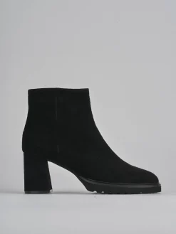 Stivaletto tacco 7 camoscio Donna Stivaletti Tacco Alto