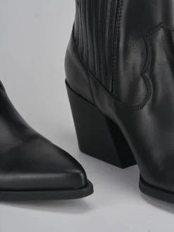 Sale Stivaletto texano tacco 7 cm pelle Donna Texani|Stivaletti Tacco Alto