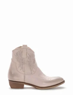 Discount stivaletto texano tacco 3 cm Donna Texani