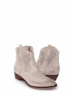 Discount stivaletto texano tacco 3 cm Donna Texani